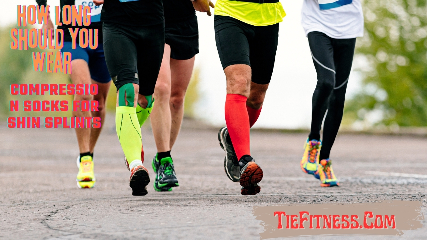 how long should you wear compression socks for shin splints